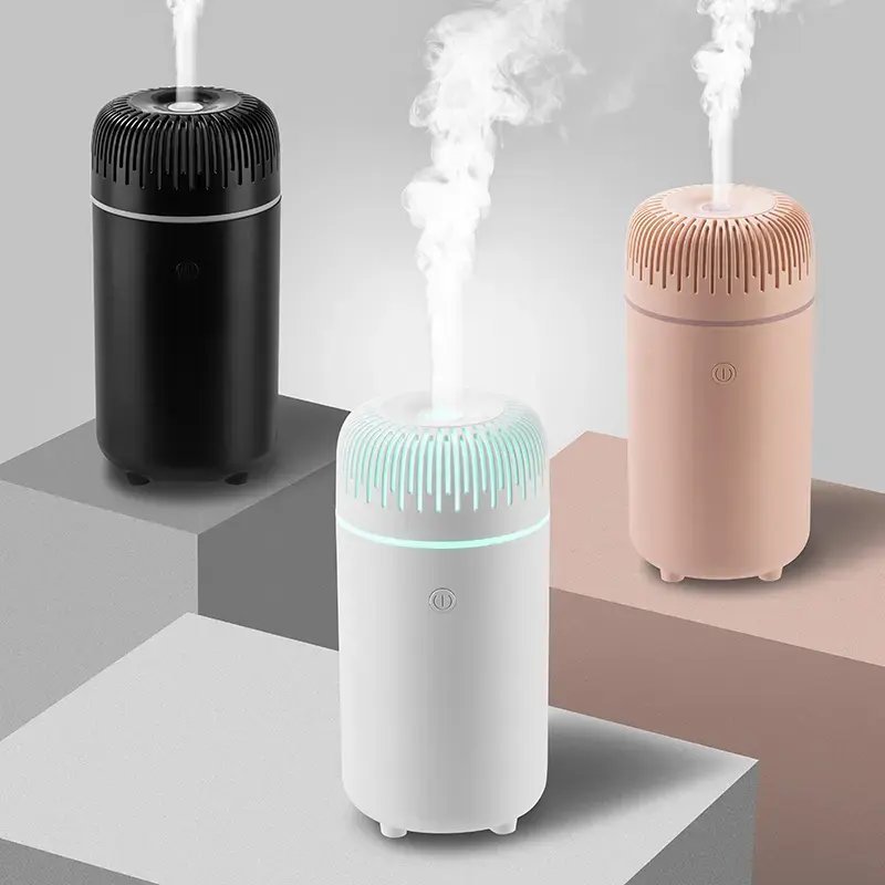 New USB Mini Portable Air Freshener Fragrance Aroma Perfume Essential Oil Humidifier Diffuser With 7 Colors Light for Car