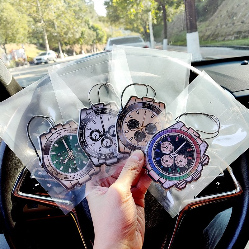 Top Selling Personalized Creative Car rearview mirror trend ornaments green water ghost car freshener