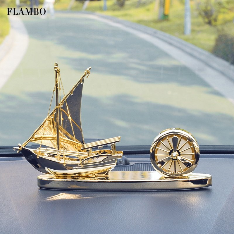 Wholesale Sailboat Custom Car Dashboard Gift Air Perfume Luxury Smell Scents Fragrance Diffuser Fresheners * For Car Freshener