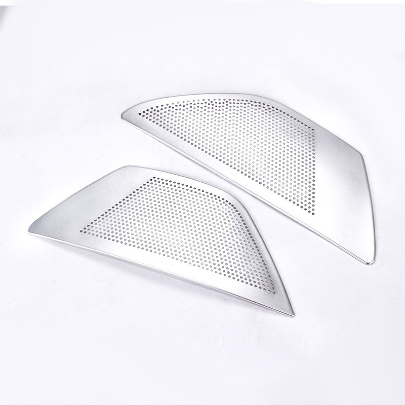 2Pcs Aluminum alloy Door Stereo Speaker Cover Trim For BMW 5 Series f10 520 525li 528 Car Styling Accessories