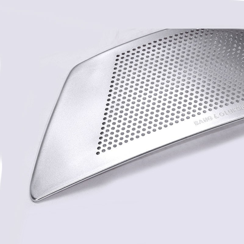 2Pcs Aluminum alloy Door Stereo Speaker Cover Trim For BMW 5 Series f10 520 525li 528 Car Styling Accessories