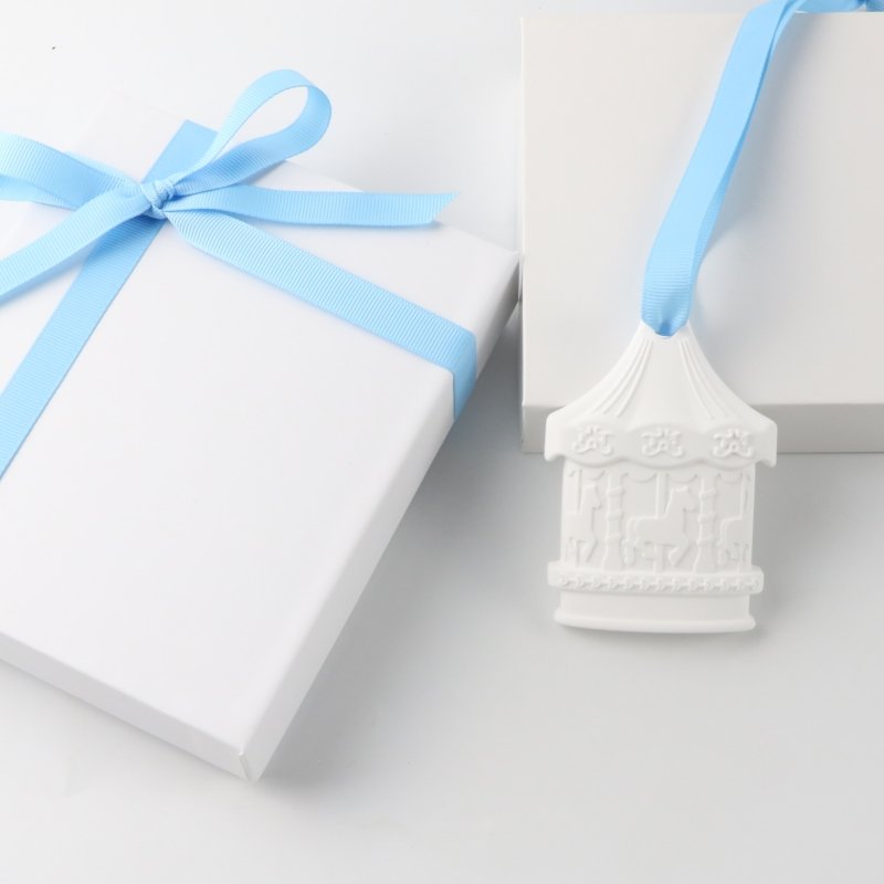 FinRu Gift Box Pendant Incense Stone Air Freshener Hanging Room decoration Ceramic Fragrance car air freshener pendant