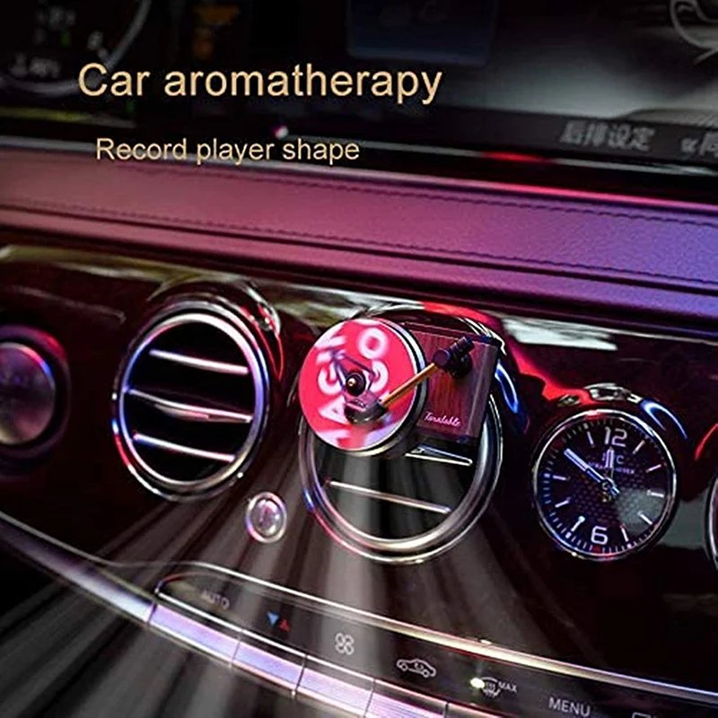 Car Air Fresheners Vent Clips Record Player Car Fresheners Album Cover Air Freshener Car Accessories For Music Fans Gift