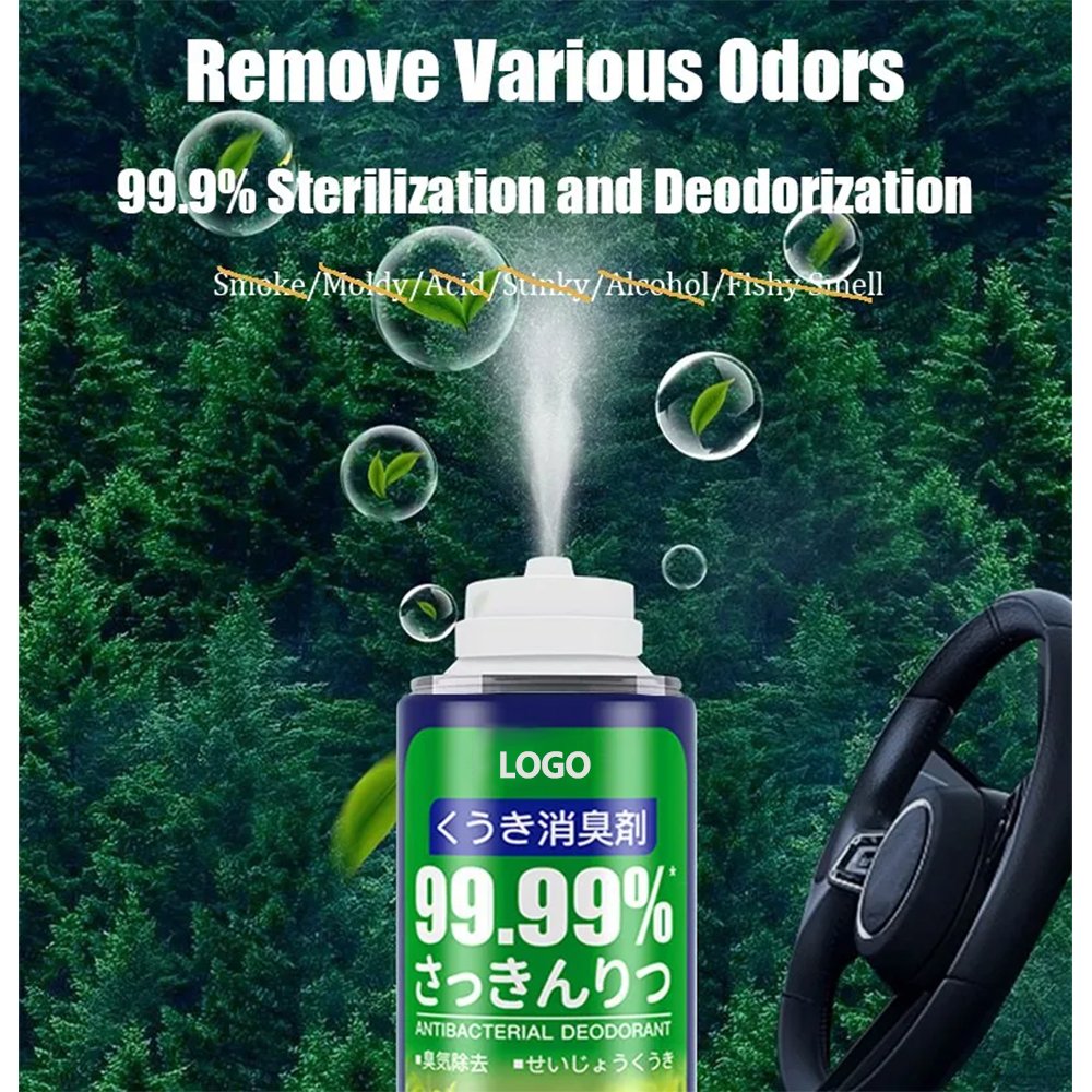 Hot Sale Car Care Product Antibacterial Odor Smell Remover Eliminator Easy to Use Deodorant Spray