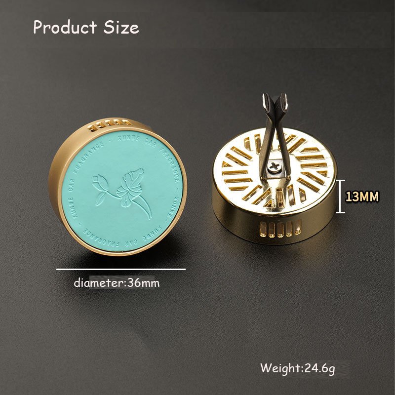 Custom Logo Wholesale Luxury Interior Vehicle Perfume Diffuser Vent Clip Smell Diffuser Custom Car Air Freshener for Cars