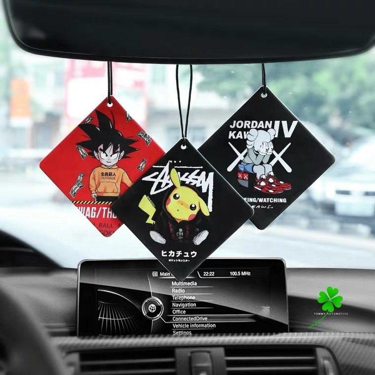 Santo Customized Hanging Paper Car Air Freshener Custom Paper Hanging Car Air Freshener Wholesale