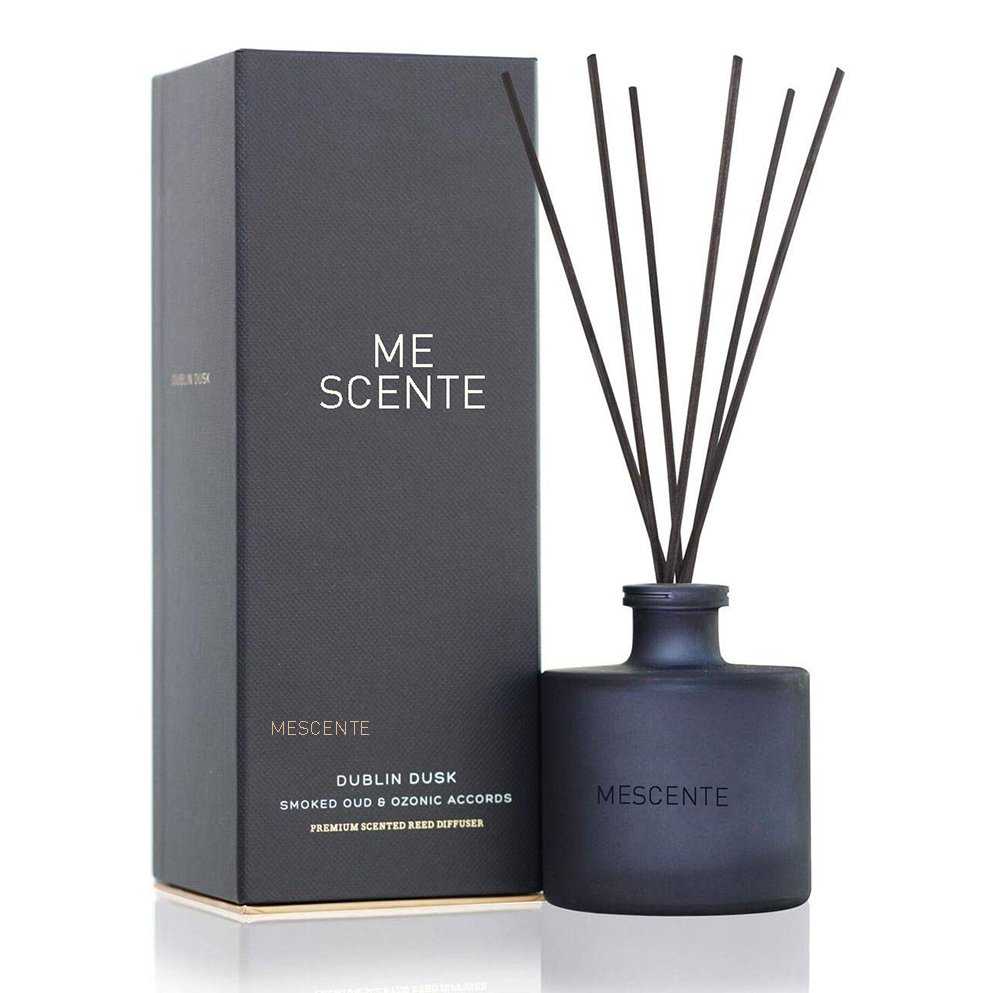 Mescente private label essential oil reed diffuser, reed diffuser gift set