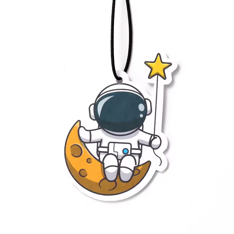 Upscale Double Sides Hanging Cute Paper Card cartoon Car Air Freshener With Different Shape And Scents