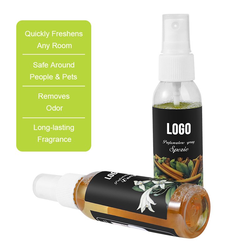 Custom Vanilla Air Freshener Dispenser Perfume Scents Fragrance Shoe Deodorizing Home Spray Air Freshener Spray