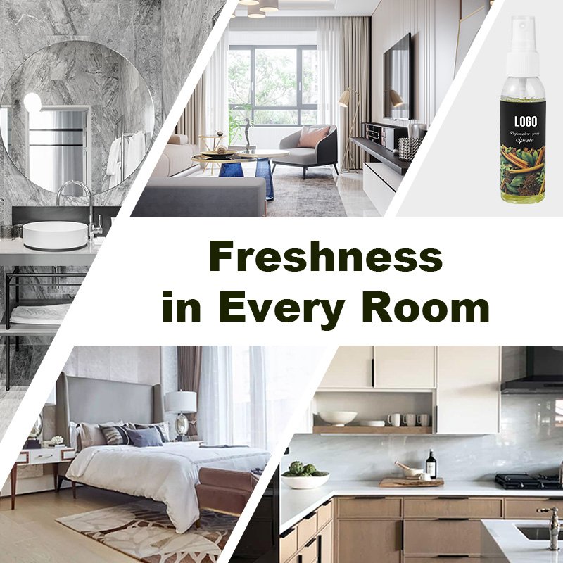 Custom Vanilla Air Freshener Dispenser Perfume Scents Fragrance Shoe Deodorizing Home Spray Air Freshener Spray