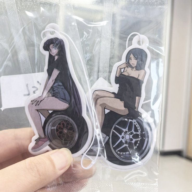 Factory price die cut any shape paper air freshener hanging long lasting paper sexy car girls air freshener
