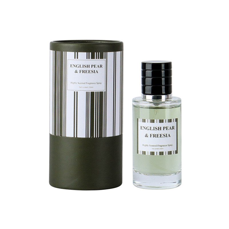 50ml Fragrance Room Spray Line Spray Custom Private Label Glass Bottle Cylinder Box Tube Box Private Logo