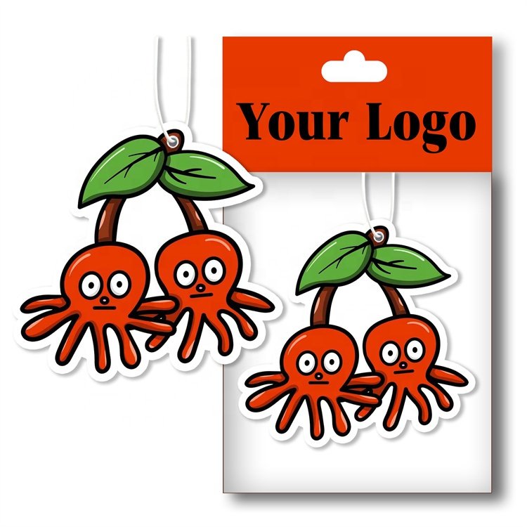 Different kinds of scents affordable good quality custom car air freshener wholesale