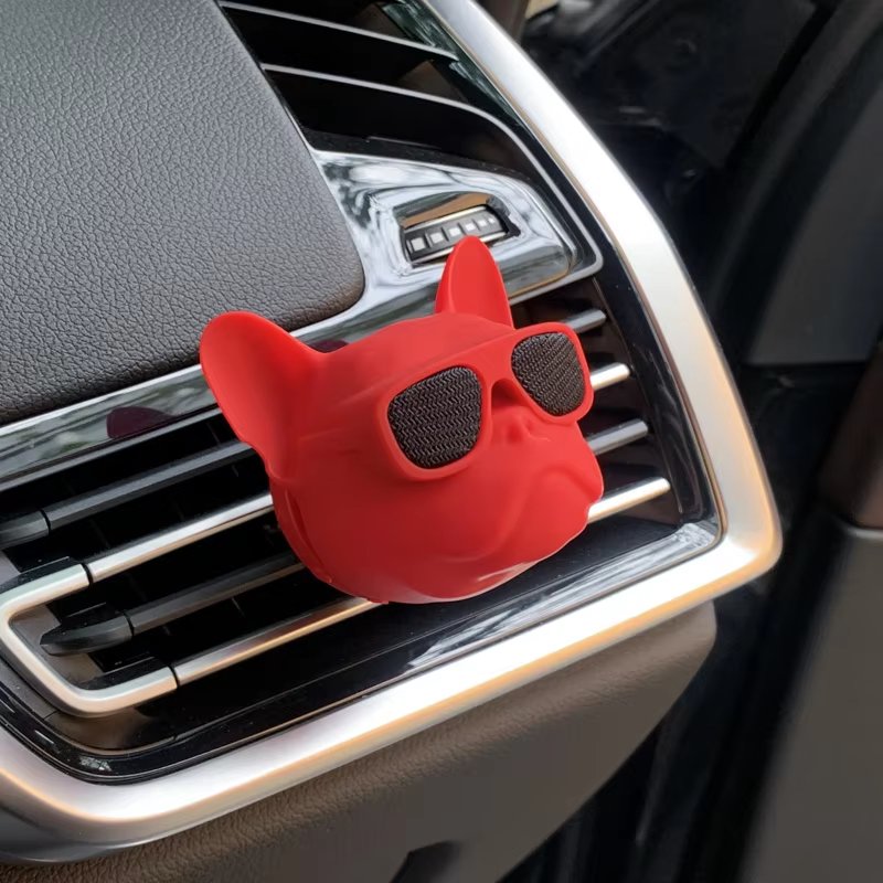 creative bulldog car perfume fragrance diffuser air fresheners clip auto vents scent perfume gifts box decor auto accessories