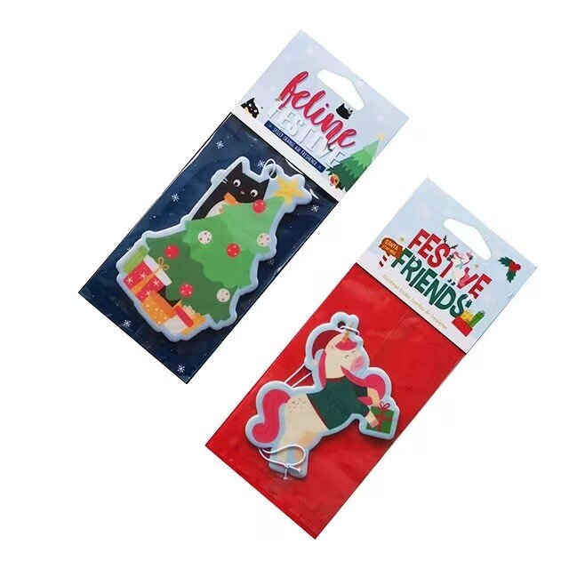 Cheap Advertising Customization Air Refresh Car Air Freshener Hanging Paper Sublimation