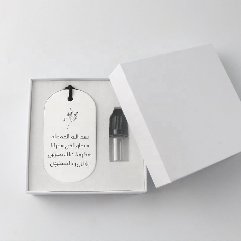 Wholesale Home Decoration Car Hanging Wardrobe Air Freshener Ceramic Aroma Plaster Scented Porcelain Essential Oil Diffuser