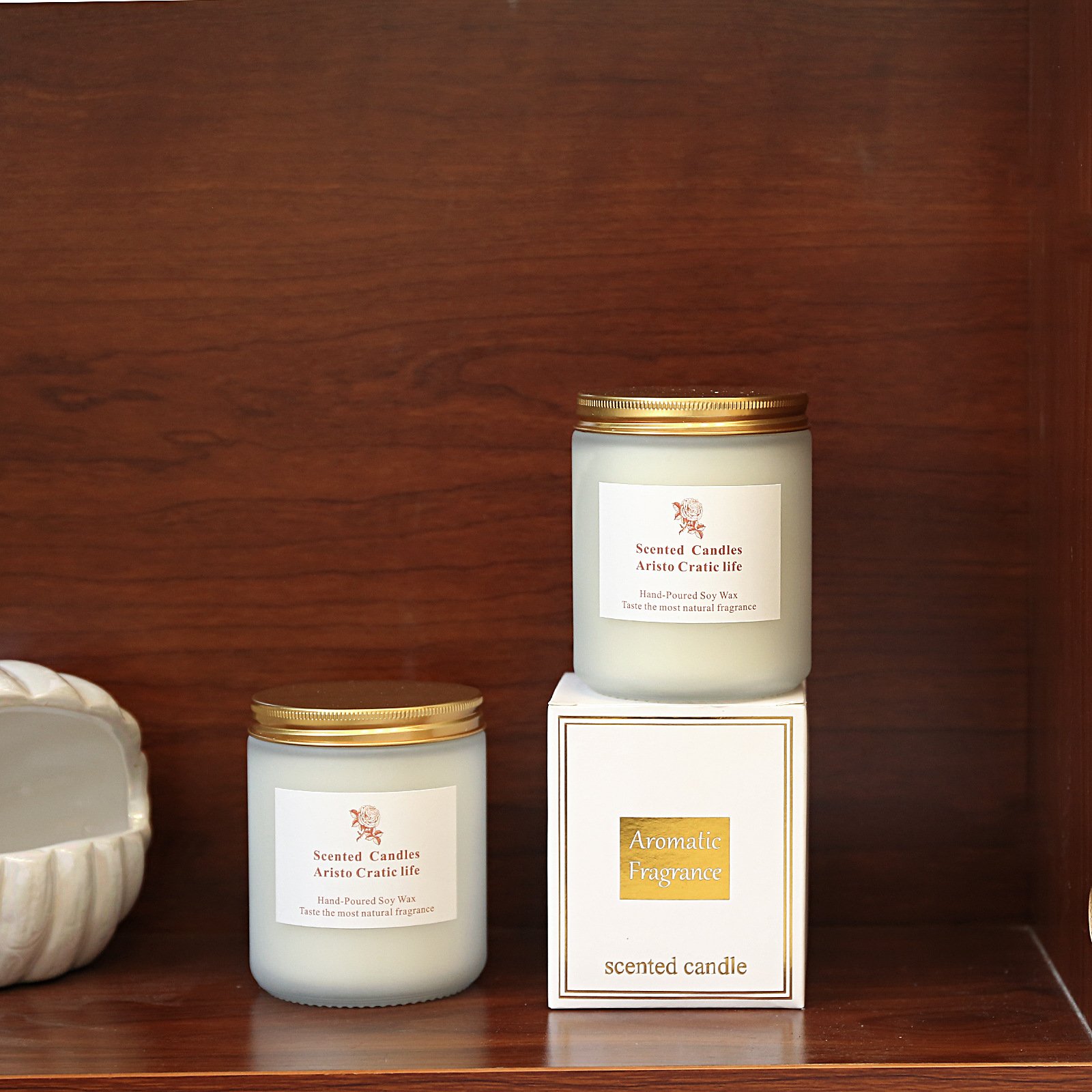 Customized Household Aromatherapy Candle Gift DIY Soy Wax Glass Special Wedding Hand Gift