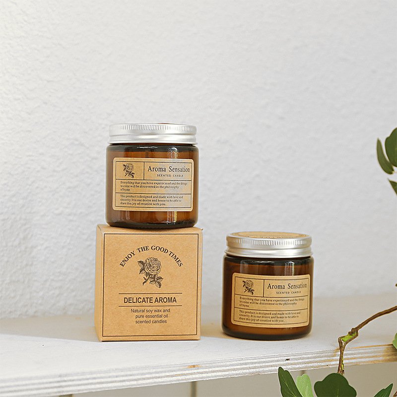 Customized Household Aromatherapy Candle Gift DIY Soy Wax Glass Special Wedding Hand Gift