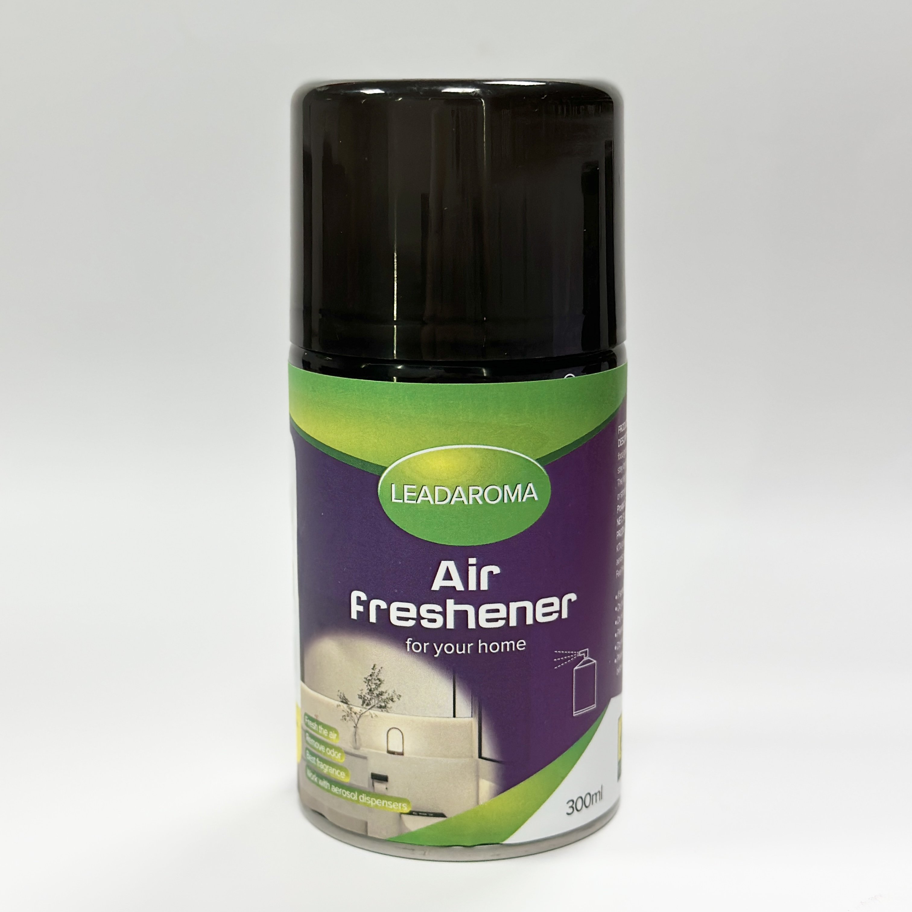 LEADAROMA Room Spray Metered Spray Jasmine Scent 300ml Air Freshener Aerosol Automatic Dispenser Refill