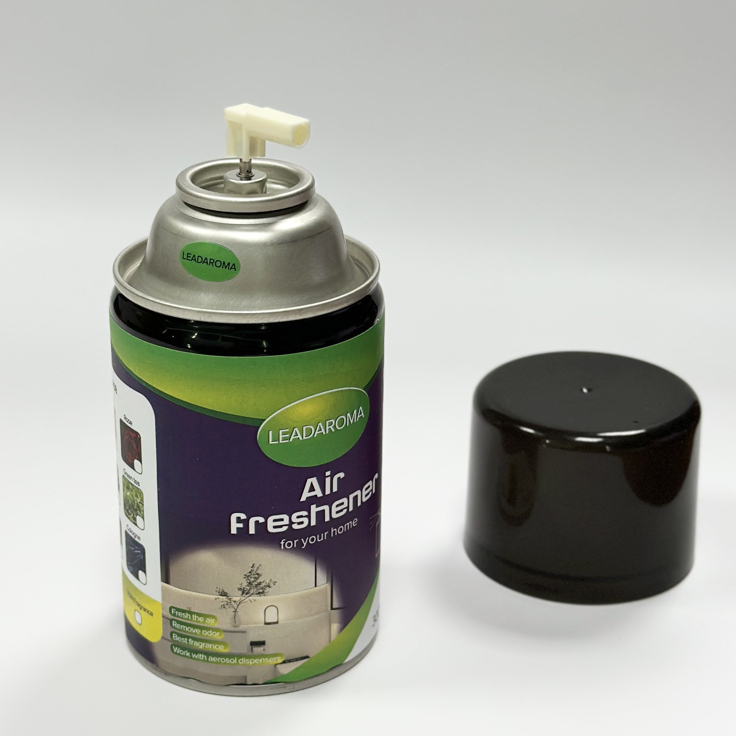 LEADAROMA Room Spray Metered Spray Jasmine Scent 300ml Air Freshener Aerosol Automatic Dispenser Refill