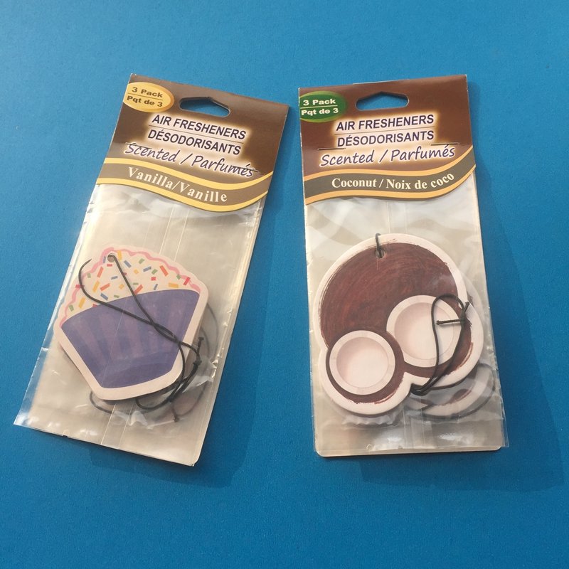 Eco-Friendly Anime Car Freshener Trees Good Smelling Little Shapes Colored Paper Fragrances Lily Jasmine Lavender Apple