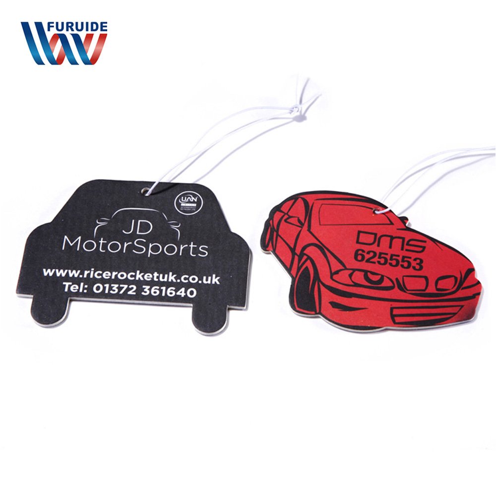 Custom sublimation paper car air freshener holder