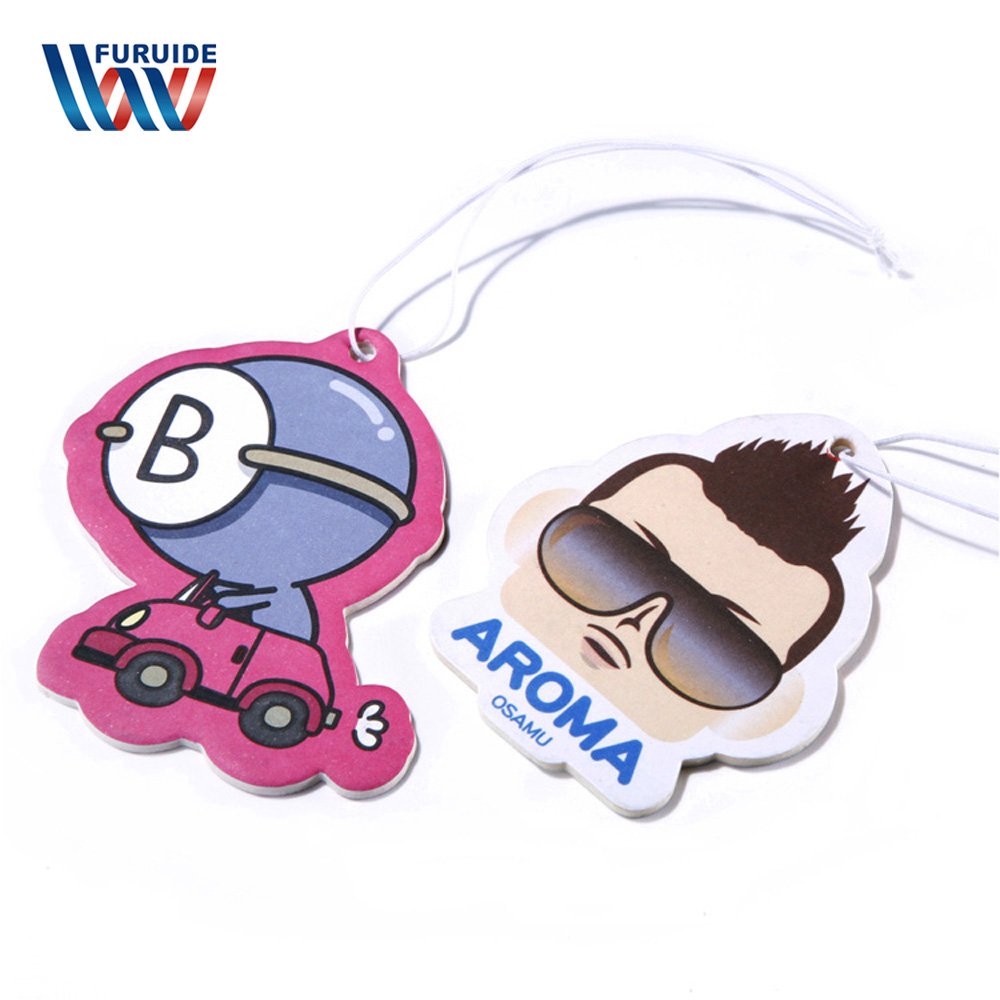 Custom sublimation paper car air freshener holder