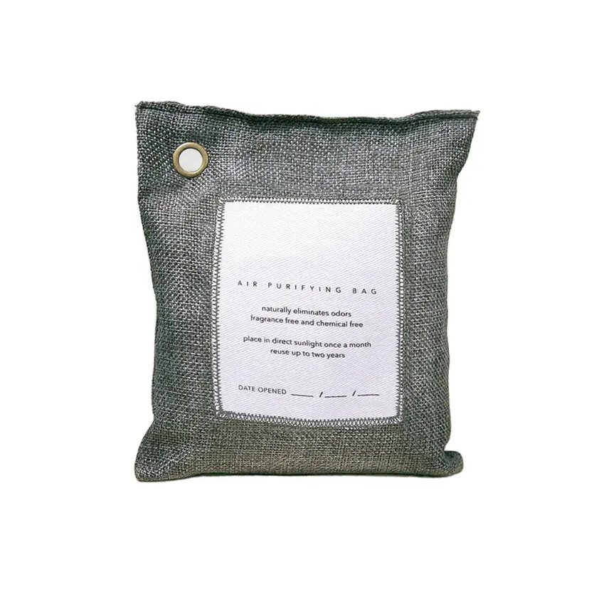 Custom 200g Bamboo Charcoal Air Purifying Bag Cars Air Freshener A Scent Free Odor Eliminator for Closets Bathrooms