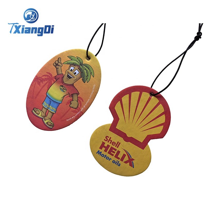 Custom LOGO Printing car freshener design air freshener customized paper car air freshener