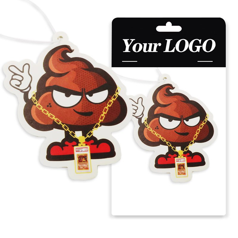 Customized logo all scents refresh air fragrance hanging car accessories luxury car vent paper air freshener