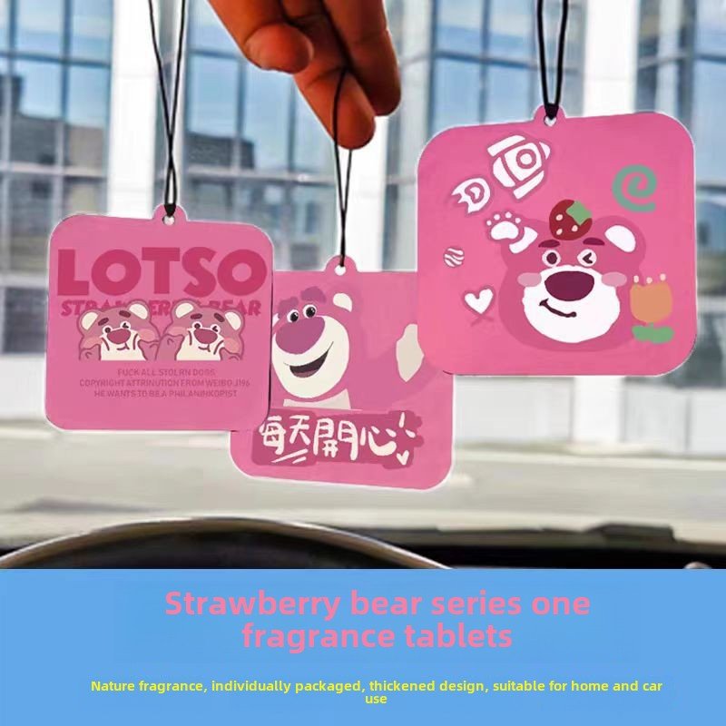 Personalized Car Freshener Scented Tablets Essential Oil Aromatherapy Deodorant Pendants Providing Fresh Invigorating Fragrance