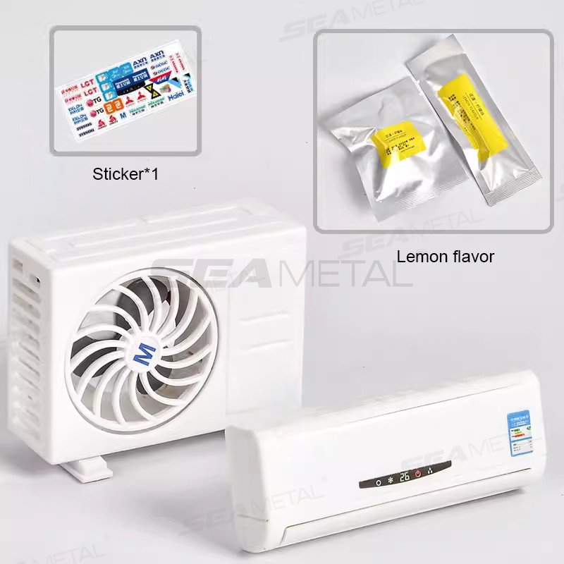 Car Perfume Diffuser Solar Mini Air Conditioner Decorative Air Freshener Air Outlet Car Aromatherapy Fragrance Tablet