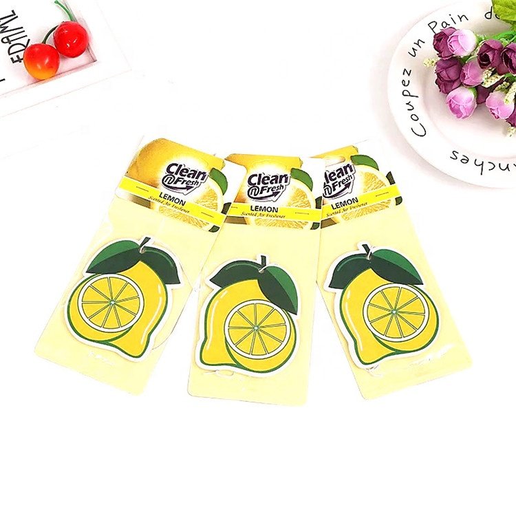Custom Tree Leaf Shape Design All Scents Hanging Paper Car Air Freshener