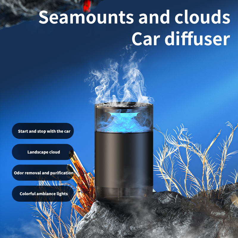 Trending Products 2024 New Arrivals Black Intelligent Car Air Freshener Smart Spray Aromatherapy