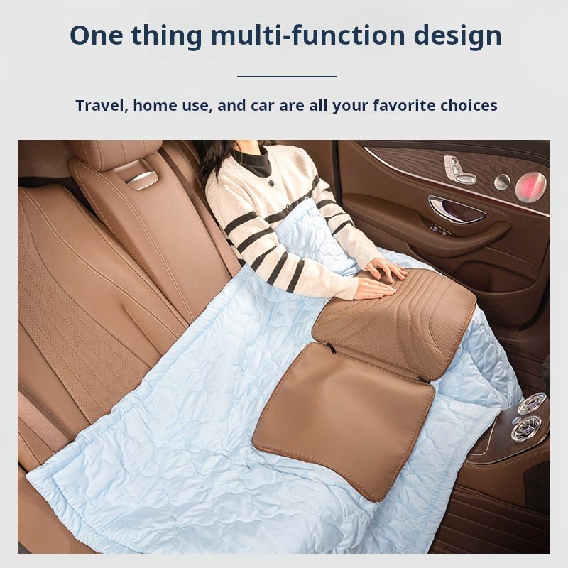 Car Headrest Neck Waist Pillow Lumbar Pillow Breathable Memory Cotton Ergonomic Design Support Lumbar Cushion Travel Pillow