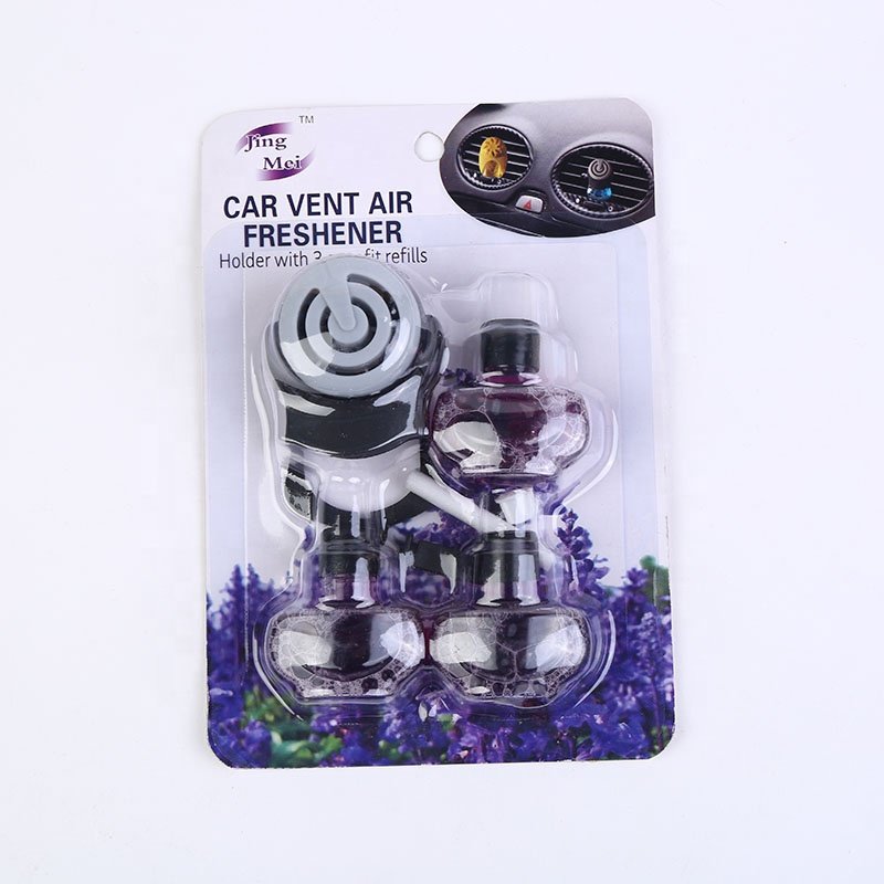 High quality Promotion Gift 3Pcs In 1 Set Liquid car vent air freshener