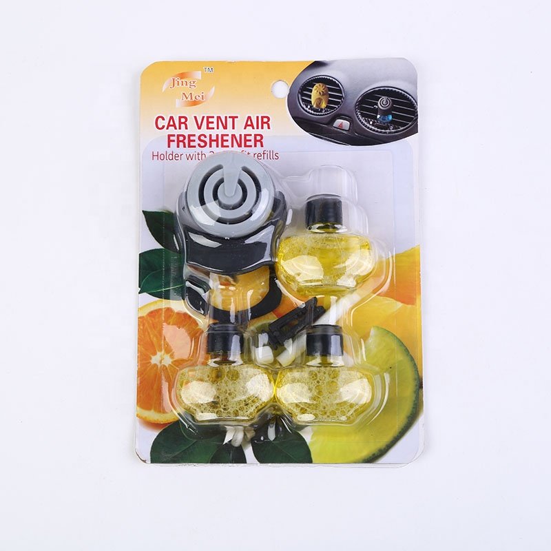 High quality Promotion Gift 3Pcs In 1 Set Liquid car vent air freshener