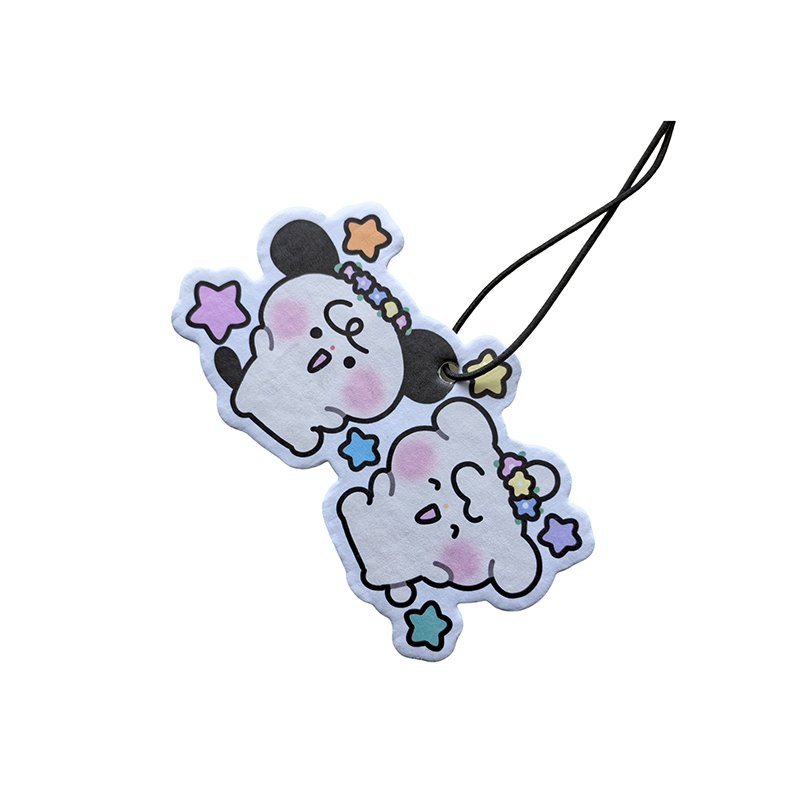 Wholesale Paper Customized promotional shaped hanging paper car air freshener