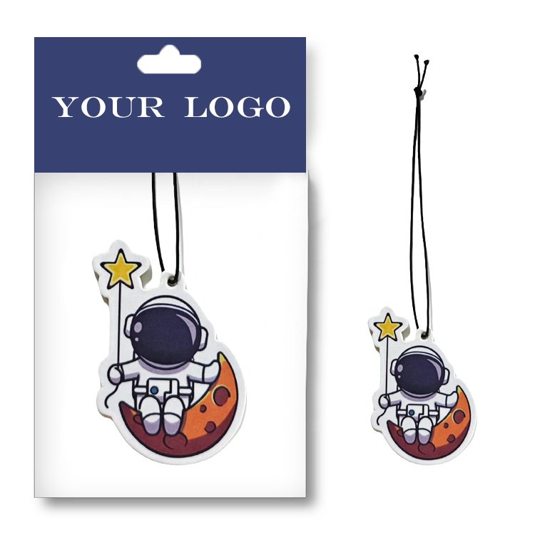 Boce Custom Logo And Design Strong Scent Customized Logo Paper Car Air Fragrance Air Freshener Luxury Car Air Freshener