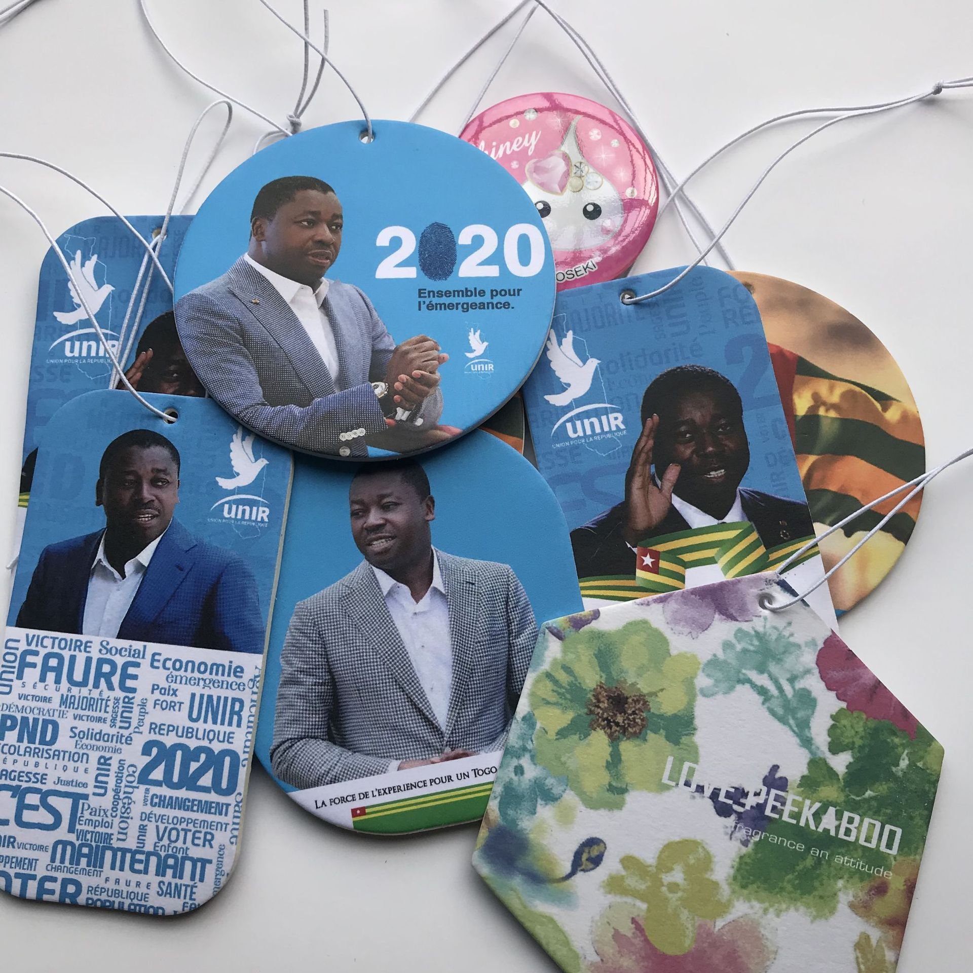 Custom Car Air Freshener Diffuser Car Air Freshener Cotton Paper Customized Shape and Scents Hanging Air Freshener Tablets
