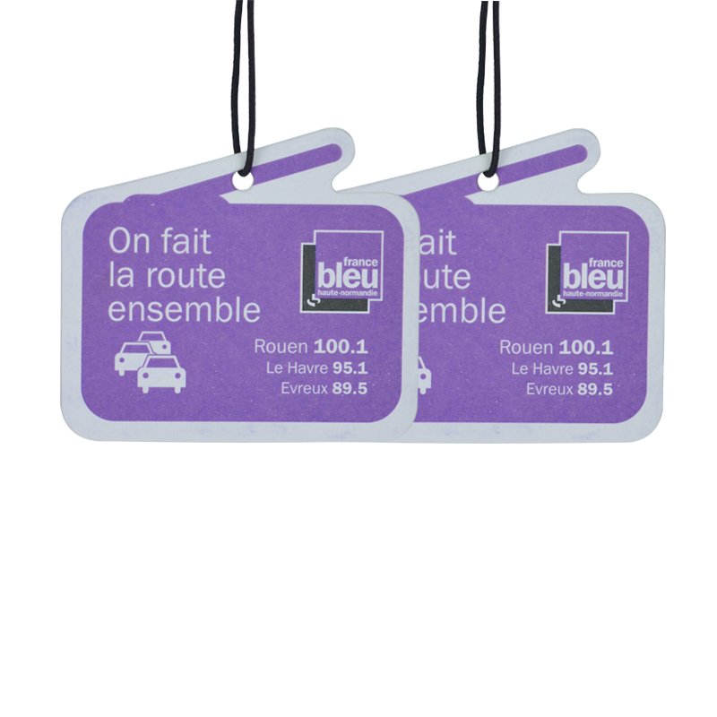 Factory Wholesale Custom Hanging Different Perfume Car Accessories Air Freshener Paper Car Custom
