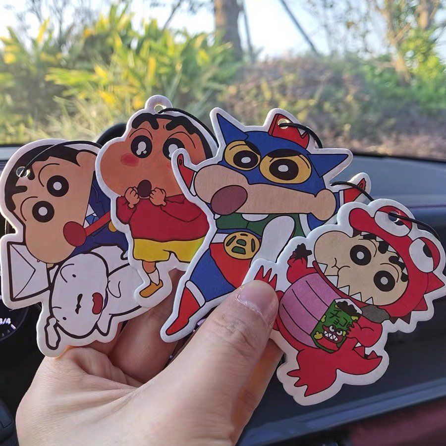 Promotional double side print hanging air freshener custom smell/scentless car air freshener paper