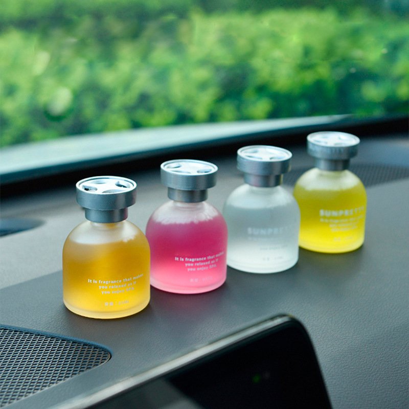 IKEDA new product Personalised custom fragrance car perfume bottle car