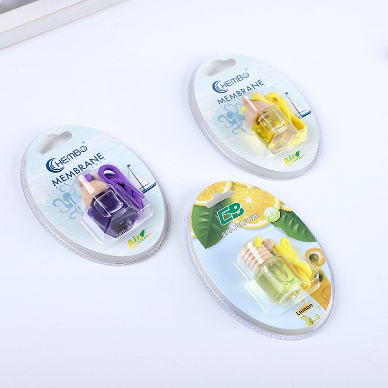 Natural Air Freshener 10 Ml Car Perfume Glass Diffuser Empty Bottle Hanging Air Fragrances for Car