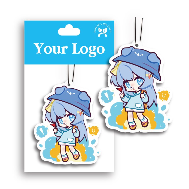 Customized Size Hanging Paper Air Freshener for In-Car Use Wholesale Products