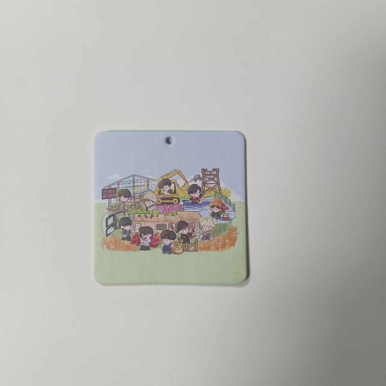Custom Printed Eco-Friendly Reusable Perfume Paper Air Fresheners Unique Style for In-Car Use Custom Shapes