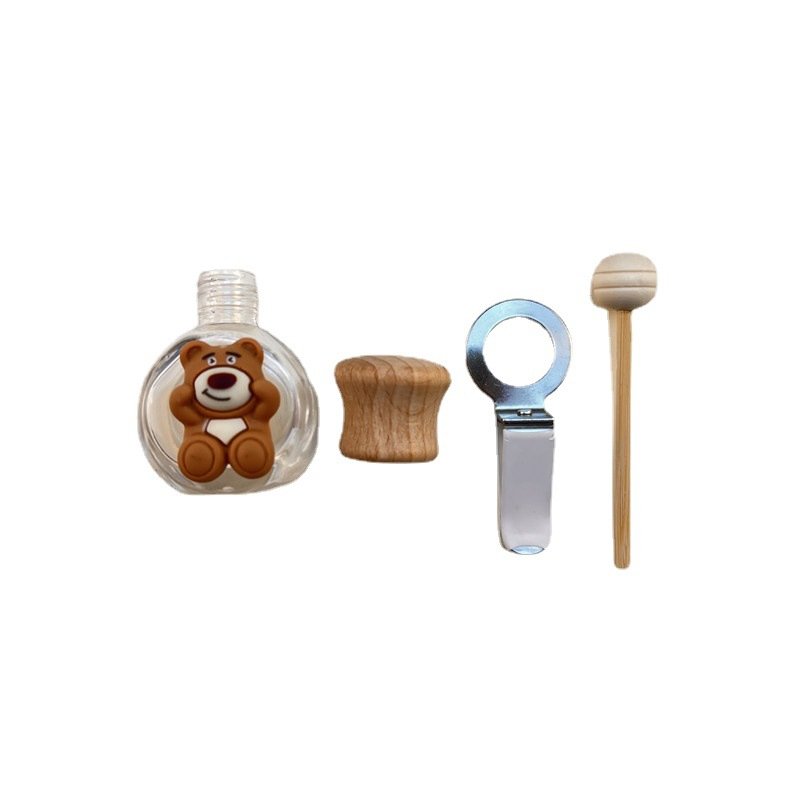 Cute Car Air Freshener Bottle Perfume Clip Air Vent Outlet Aromatherapy Essential Oils Diffuser