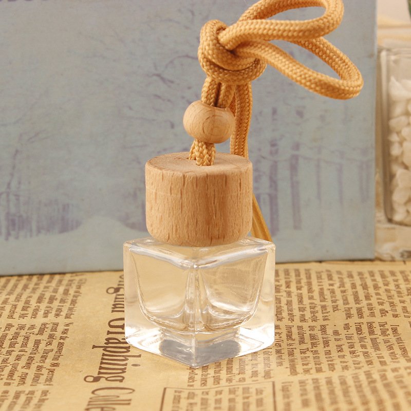 Car Air Freshener Custom Logo Round Hanging Flower Fragrance Oil Diffuser Car Stone Air Freshener
