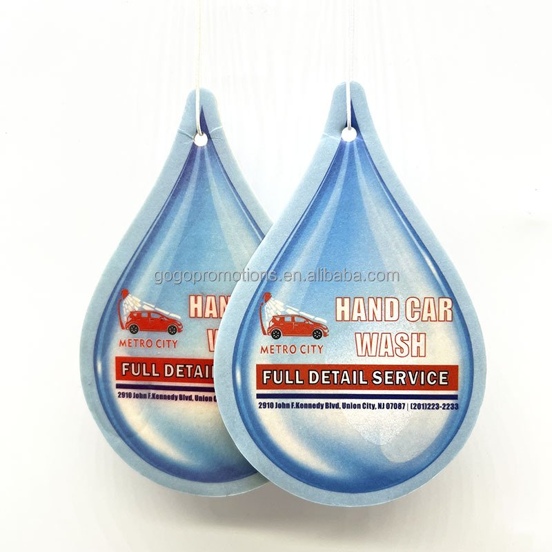 High quality Customized shaped air freshener car custom aroma car hanging paper air fresheners