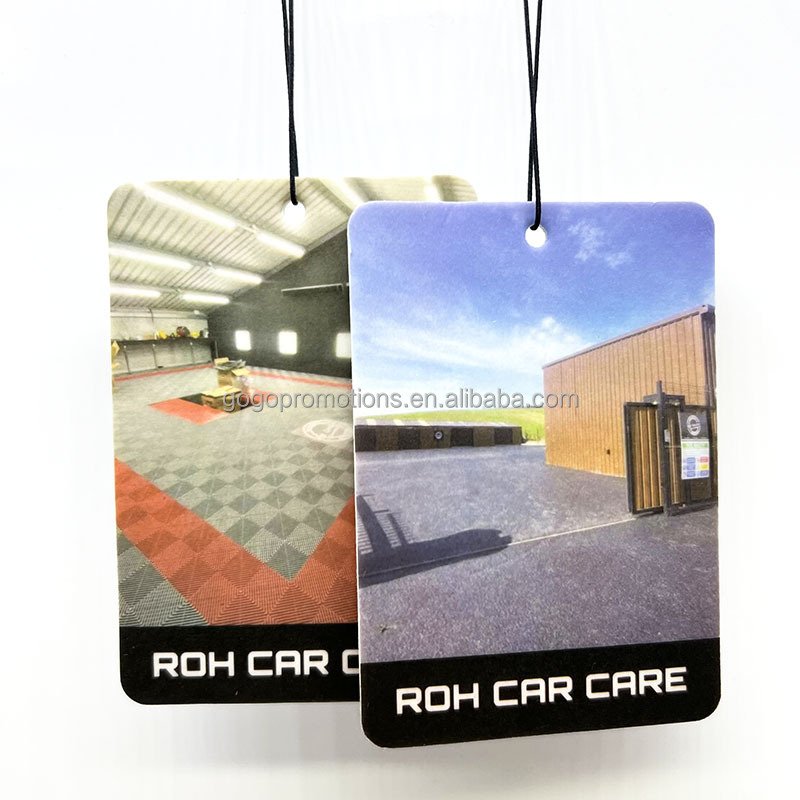 High quality Customized shaped air freshener car custom aroma car hanging paper air fresheners